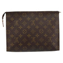 LOUIS VUITTON Monogram Poche Toilette 26 Pouch M47542 LV Auth 153144-2