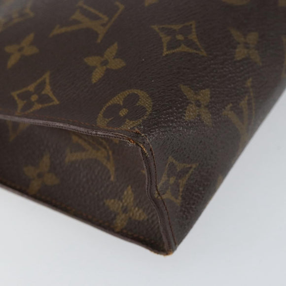 LOUIS VUITTON Monogram Poche Toilette 26 Pouch M47542 LV Auth 153144