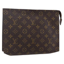 LOUIS VUITTON Monogram Poche Toilette 26 Pouch M47542 LV Auth 153145-1