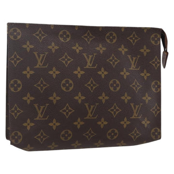 LOUIS VUITTON Monogram Poche Toilette 26 Pouch M47542 LV Auth 153145