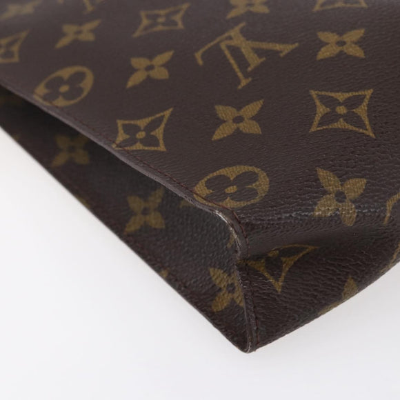LOUIS VUITTON Monogram Poche Toilette 26 Pouch M47542 LV Auth 153145