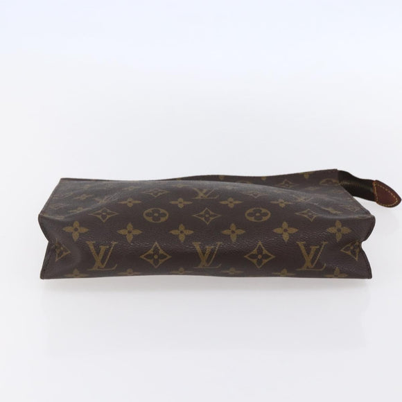 LOUIS VUITTON Monogram Poche Toilette 26 Pouch M47542 LV Auth 153145