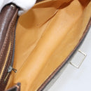 GUCCI GG Supreme Shoulder Bag PVC Beige Gold Auth 153152-10