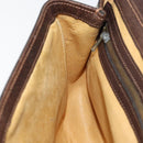 GUCCI GG Supreme Shoulder Bag PVC Beige Gold Auth 153152-21