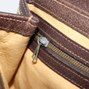 GUCCI GG Supreme Shoulder Bag PVC Beige Gold Auth 153152-22