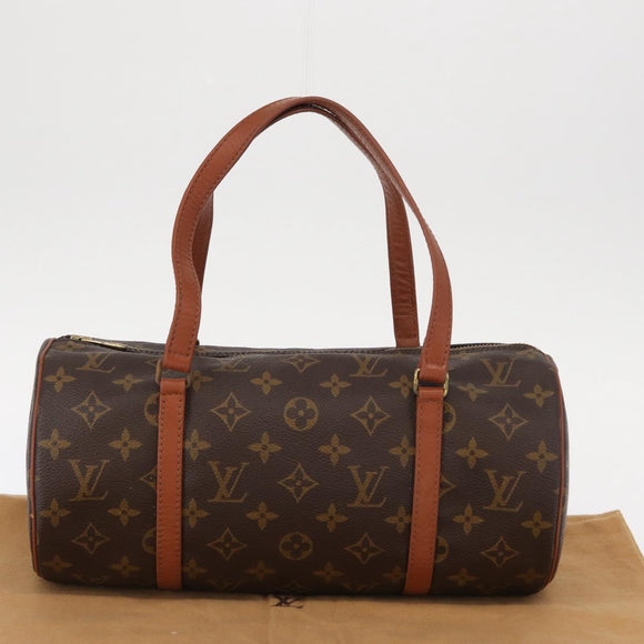 LOUIS VUITTON Monogram Papillon 30 Hand Bag M51385 LV Auth 153157V