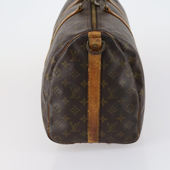 LOUIS VUITTON Monogram Keepall Bandouliere 45 Boston Bag M41418 LV Auth 153159