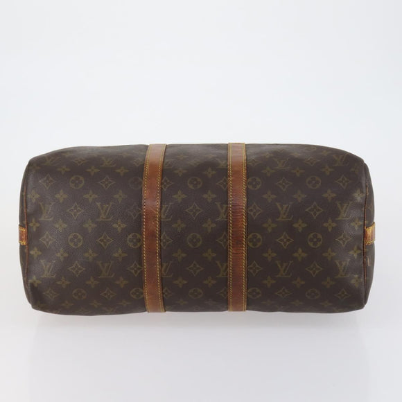 LOUIS VUITTON Monogram Keepall Bandouliere 45 Boston Bag M41418 LV Auth 153159