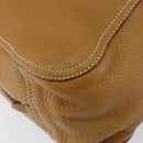 PRADA Hand Bag Leather Beige Auth 153163-15