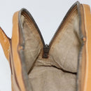 PRADA Hand Bag Leather Beige Auth 153163-20