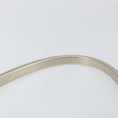 PRADA Shoulder Bag Leather Gray Silver Auth 153165-8