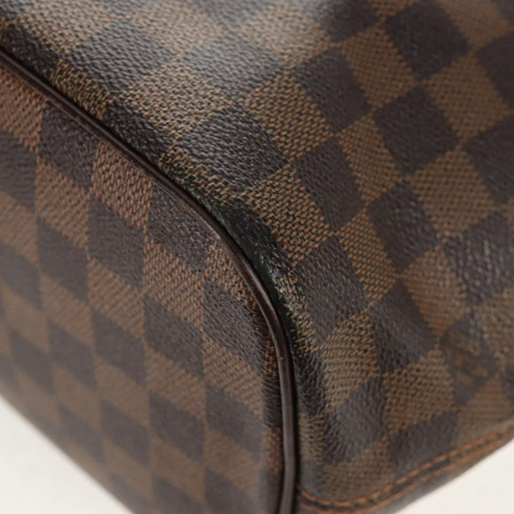 LOUIS VUITTON Damier Ebene Saleya PM Tote Bag N51183 LV Auth 153166V
