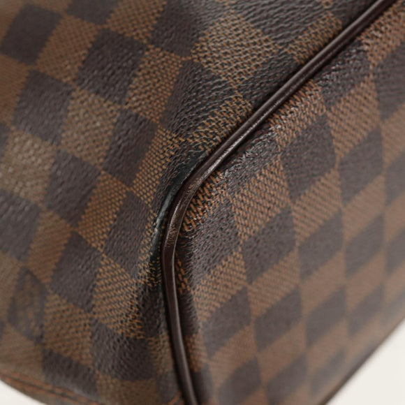 LOUIS VUITTON Damier Ebene Saleya PM Tote Bag N51183 LV Auth 153166V