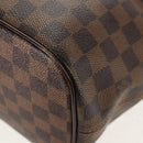 LOUIS VUITTON Damier Ebene Saleya PM Tote Bag N51183 LV Auth 153166V-18