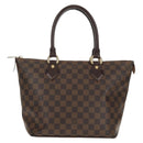 LOUIS VUITTON Damier Ebene Saleya PM Tote Bag N51183 LV Auth 153166V-13