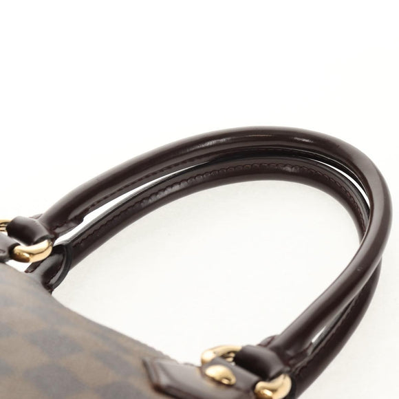 LOUIS VUITTON Damier Ebene Saleya PM Tote Bag N51183 LV Auth 153166V