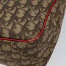 Christian Dior Trotter Canvas Shoulder Bag Rasta Color Beige Auth 153168-15