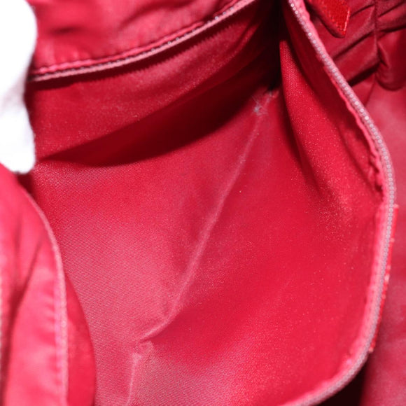 Christian Dior Trotter Canvas Shoulder Bag Rasta Color Beige Auth 153168