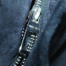 Jimmy Choo Tote Bag Suede 2way Navy Silver Auth 153171-19