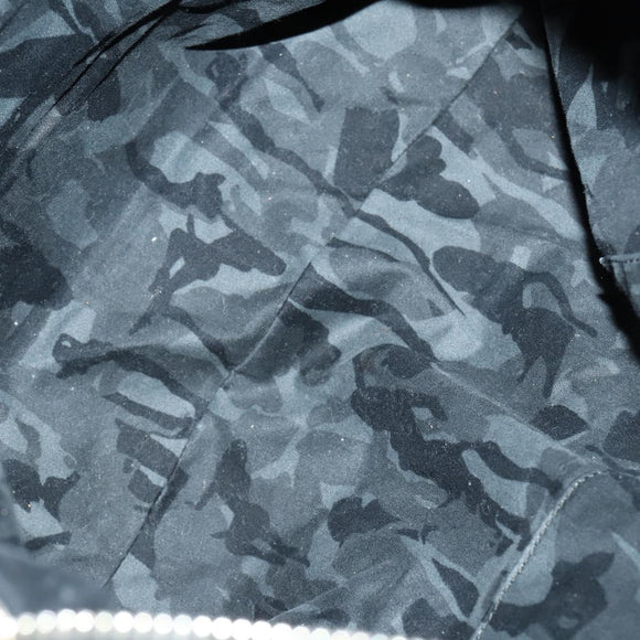 Jimmy Choo Tote Bag Suede 2way Navy Silver Auth 153171