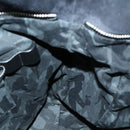 Jimmy Choo Tote Bag Suede 2way Navy Silver Auth 153171-22