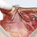 PRADA Shoulder Bag Nylon Gray Silver Auth 153172-22