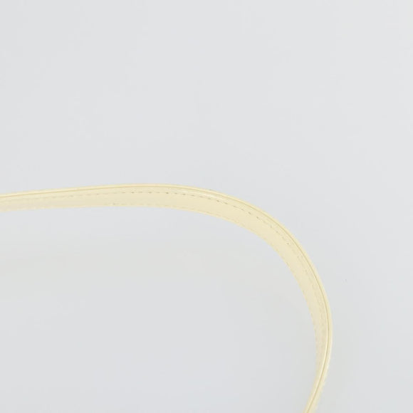 Christian Dior Canage Lady Dior Hand Bag Nylon 2way Ivory Silver Auth 153173