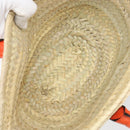 Chloe Basket bag Marcie Hand Bag straw Orange Beige Auth 153174-15