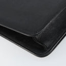 Chloe Chain Shoulder Bag Leather Black Gold Auth 153176-13