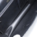 Chloe Chain Shoulder Bag Leather Black Gold Auth 153176-17