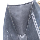 Chloe Chain Shoulder Bag Leather Black Gold Auth 153176-19