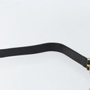 Chloe Chain Shoulder Bag Leather Black Gold Auth 153176-8