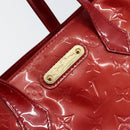 LOUIS VUITTON Monogram Vernis Wilshire PM Bag Pomme D'amour M93642 Auth 153177-14