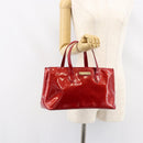 LOUIS VUITTON Monogram Vernis Wilshire PM Bag Pomme D'amour M93642 Auth 153177-22