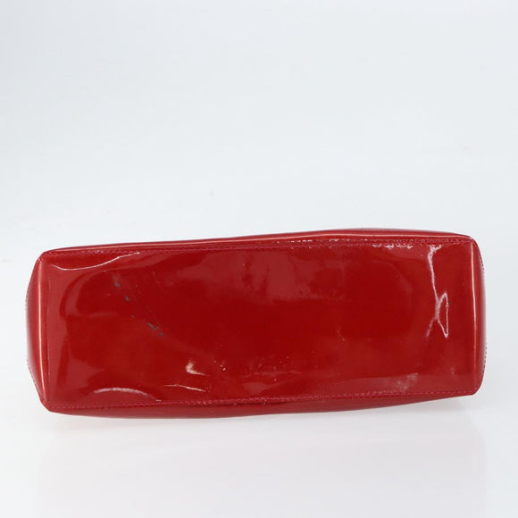 LOUIS VUITTON Monogram Vernis Wilshire PM Bag Pomme D'amour M93642 Auth 153177