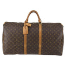 LOUIS VUITTON Monogram Keepall 60 Boston Bag M41422 LV Auth 153184-13