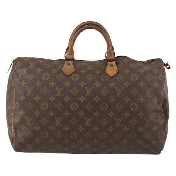 LOUIS VUITTON Monogram Speedy 40 Hand Bag M41522 LV Auth 153185