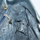 GUCCI Bamboo Tote Bag Leather Black Gold Auth 153189-17