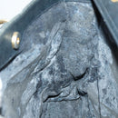 GUCCI Bamboo Tote Bag Leather Black Gold Auth 153189-18