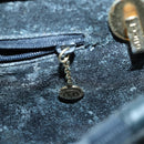 GUCCI Bamboo Tote Bag Leather Black Gold Auth 153189-19