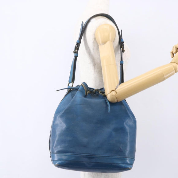 LOUIS VUITTON Epi Noe Shoulder Bag Toledo Blue M44005 LV Auth 153192