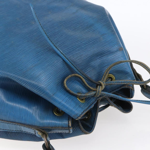 LOUIS VUITTON Epi Noe Shoulder Bag Toledo Blue M44005 LV Auth 153192