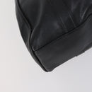 GUCCI Horsebit Tote Bag Leather Black Gold 002 270 0325 Auth 153193-11