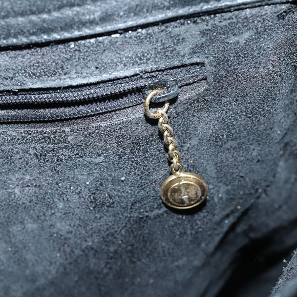 GUCCI Horsebit Tote Bag Leather Black Gold 002 270 0325 Auth 153193