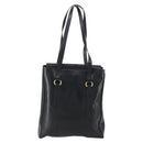 GUCCI Horsebit Tote Bag Leather Black Gold 002 270 0325 Auth 153193-3