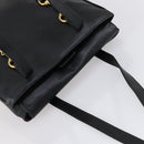 GUCCI Horsebit Tote Bag Leather Black Gold 002 270 0325 Auth 153193-6