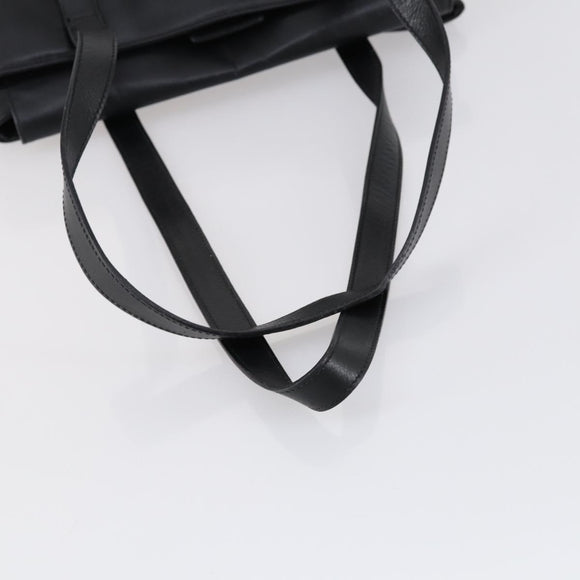 GUCCI Horsebit Tote Bag Leather Black Gold 002 270 0325 Auth 153193