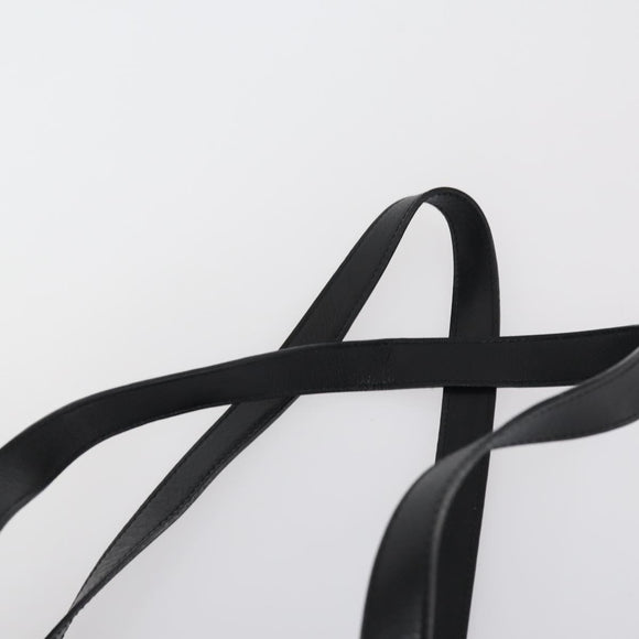 GUCCI Horsebit Tote Bag Leather Black Gold 002 270 0325 Auth 153193