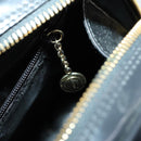 GUCCI Bamboo Tote Bag Patent leather Black Gold 001 3444 1650 Auth 153194-20