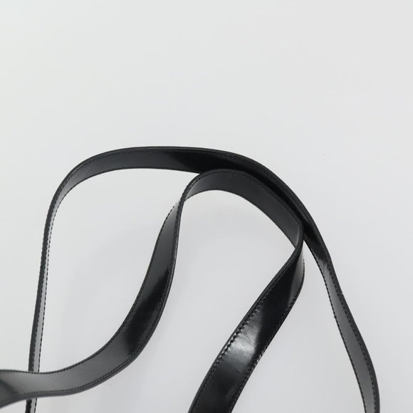 GUCCI Bamboo Tote Bag Patent leather Black Gold 001 3444 1650 Auth 153194